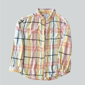 Old Navy Plaid Boyfriend Tunic